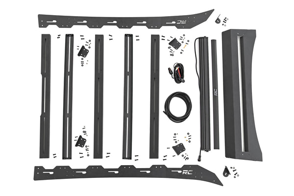 Rough Country - Roof Rack - Front LED Lights - Toyota Tacoma 2WD/4WD (2005-2023)