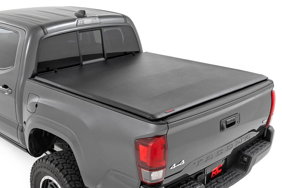 Rough Country - Soft Roll Up Bed Cover - 5' Bed - Toyota Tacoma 2WD/4WD (2016-2023)
