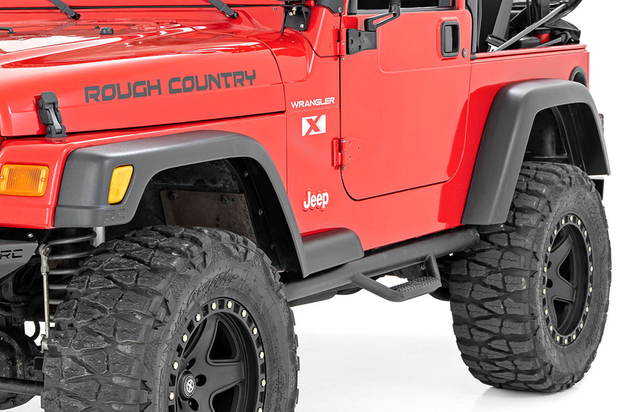 Rough Country - Fender Flares - 5.5 In. Wide - Jeep Wrangler TJ (97-06)/Wrangler Unlimited (04-06)
