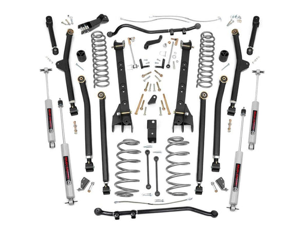 Rough Country - 6 Inch Lift Kit - Long Arm - Jeep Wrangler Unlimited 4WD (2004-2006)