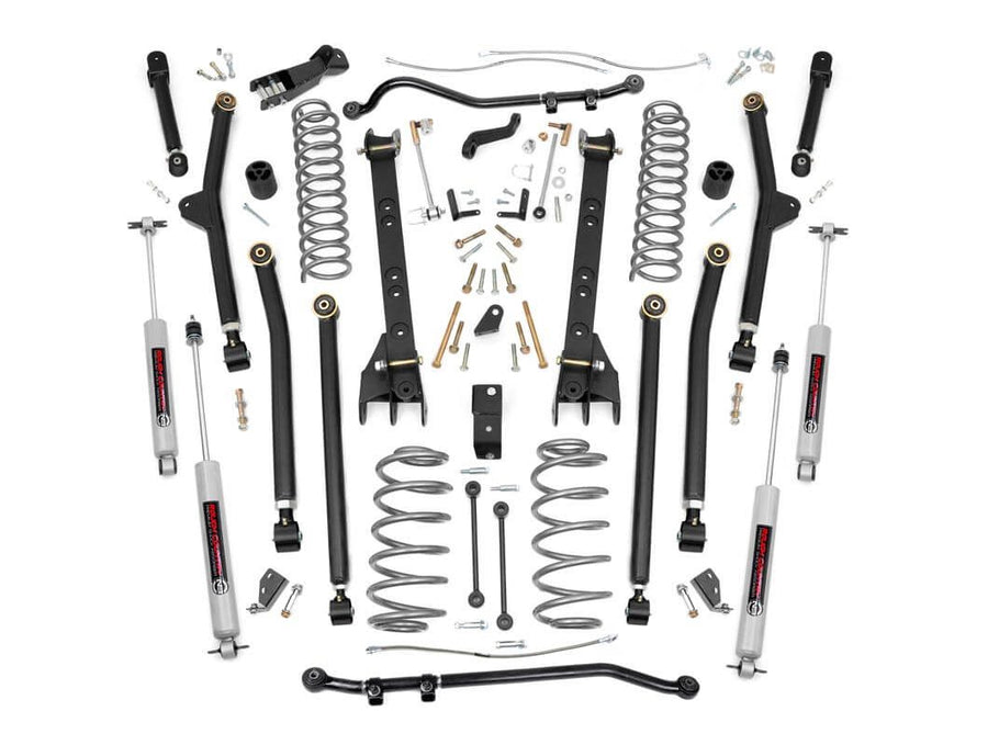 Rough Country - 6 Inch Lift Kit - Long Arm - Jeep Wrangler Unlimited 4WD (2004-2006)