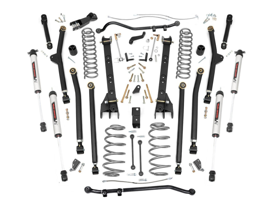 Rough Country - 6 Inch Lift Kit - Long Arm - V2 - Jeep Wrangler TJ 4WD (1997-2006)