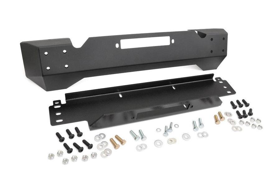 Rough Country - Front Stubby Winch Bumper - Jeep Wrangler TJ (97-06)/Wrangler Unlimited (04-06)