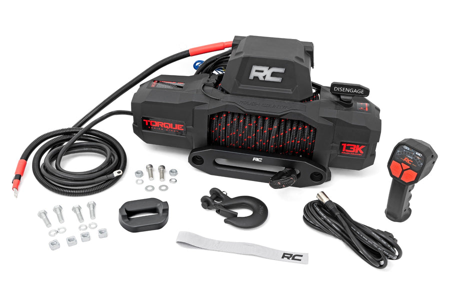Rough Country - 13000-Lb Pro Series Winch - Synthetic Rope
