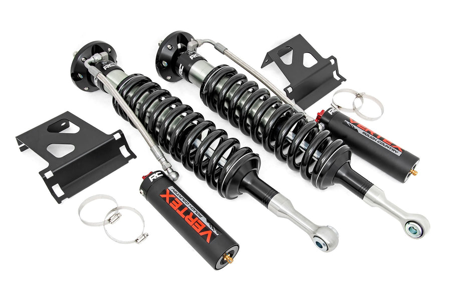 Rough Country - Vertex 2.5 Adjustable Coilovers - Front - 3.5 In. - Toyota Tundra 4WD (07-21)