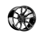 Rough Country - Torque Impact/Gloss Black W/Milled Accents/20x9/6x5.5/-12mm