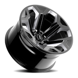 Rough Country - Torque Pulse / Gloss Black / 20x9 / 6x5.5 / 0mm - TW405C-2090833300