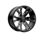Rough Country - Torque Prime/Gloss Black W/Milled Accent/20x9/6x5.5/-12mm