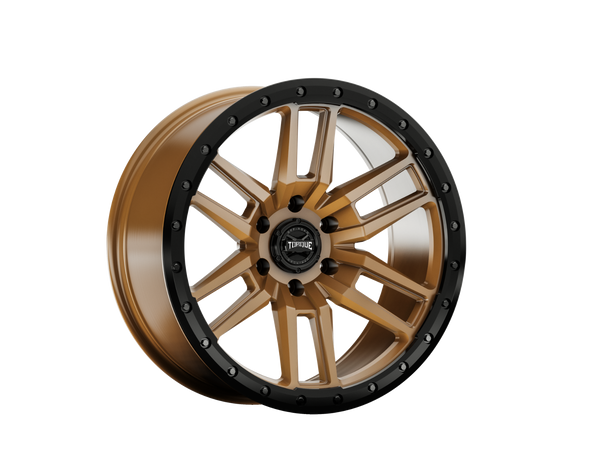 Rough Country - Torque Pritchett/Bronze W/Black Lip/17x9/6x5.5/0mm