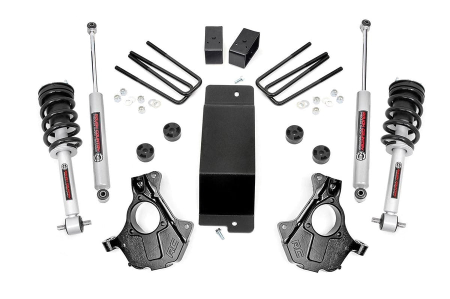 Rough Country - 3.5 Inch Lift Kit - Cast Steel LCA- N3 Strut - Chevy/GMC 1500 (07-13)