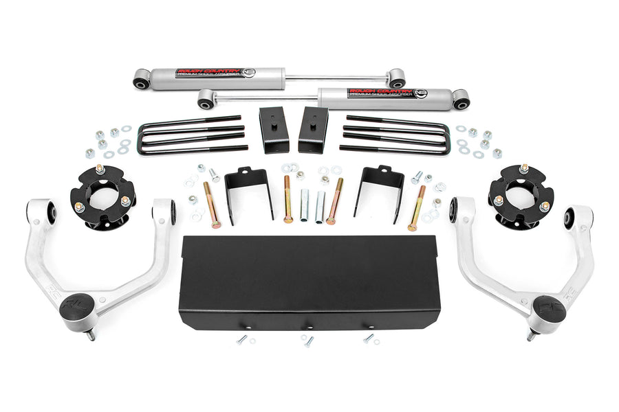 Rough Country - 3 Inch Lift Kit - N3 Shocks - Nissan Titan XD 2WD/4WD (2016-2024)
