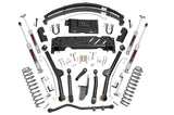 Rough Country - 4.5 Inch Lift Kit - Long Arm - RR Leaf'S - NP242 - Jeep Cherokee XJ 4WD (84-01)