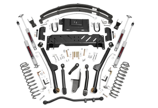 Rough Country - 6.5 Inch Lift Kit - Long Arm - NP231 - Jeep Cherokee XJ 4WD (1984-2001)