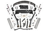 Rough Country - 4.5 Inch Lift Kit - Long Arm - RR Leaf'S - V2 - Jeep Cherokee XJ 4WD (84-01)