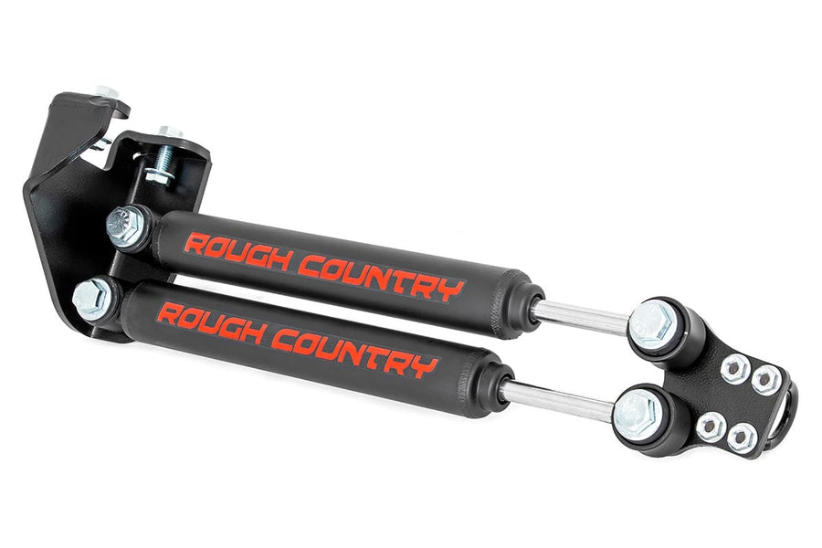 Rough Country - Dual Steering Stabilizer - 4-6.5 Inch Lift - Jeep Wrangler YJ 4WD (1987-1995)