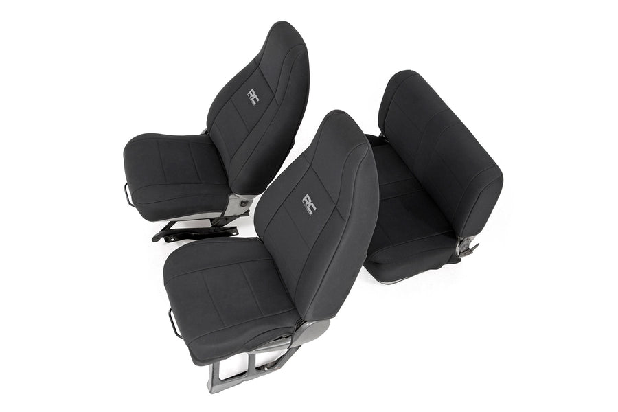 Rough Country - Seat Covers - Front And Rear - Jeep Wrangler YJ 4WD (1991-1995)