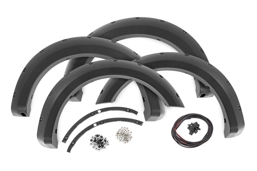 Rough Country - Pocket Fender Flares - Z1 Oxford White - Ford F-150 2WD/4WD (2009-2014)